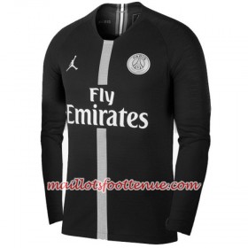 Maillot/Tenue Paris Saint-Germain Jodan Noir Troisieme 2018/2019 Manche Longue
